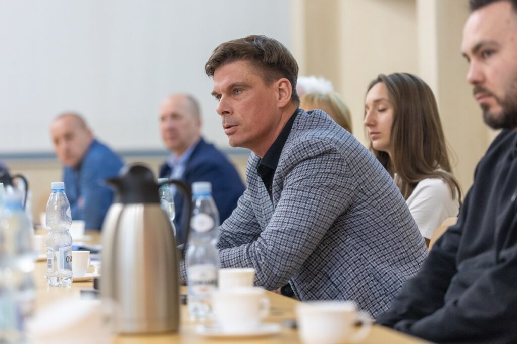 Spotkanie z przedstawicielami klubów sportowych w ramach programu Klub Pro, fot. Mikołaj Kuras dla UMWKP