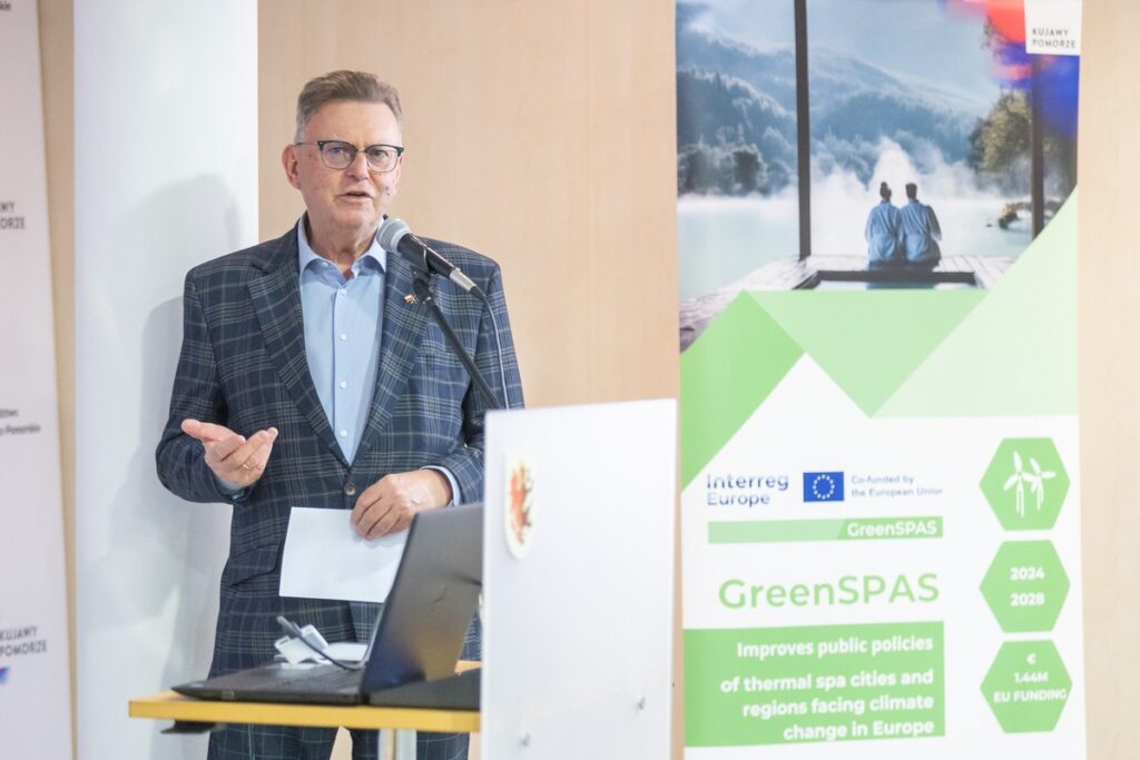 Spotkanie partnerów projektu GreenSpas. , fot. Mikołaj Kuras dla UMWKP