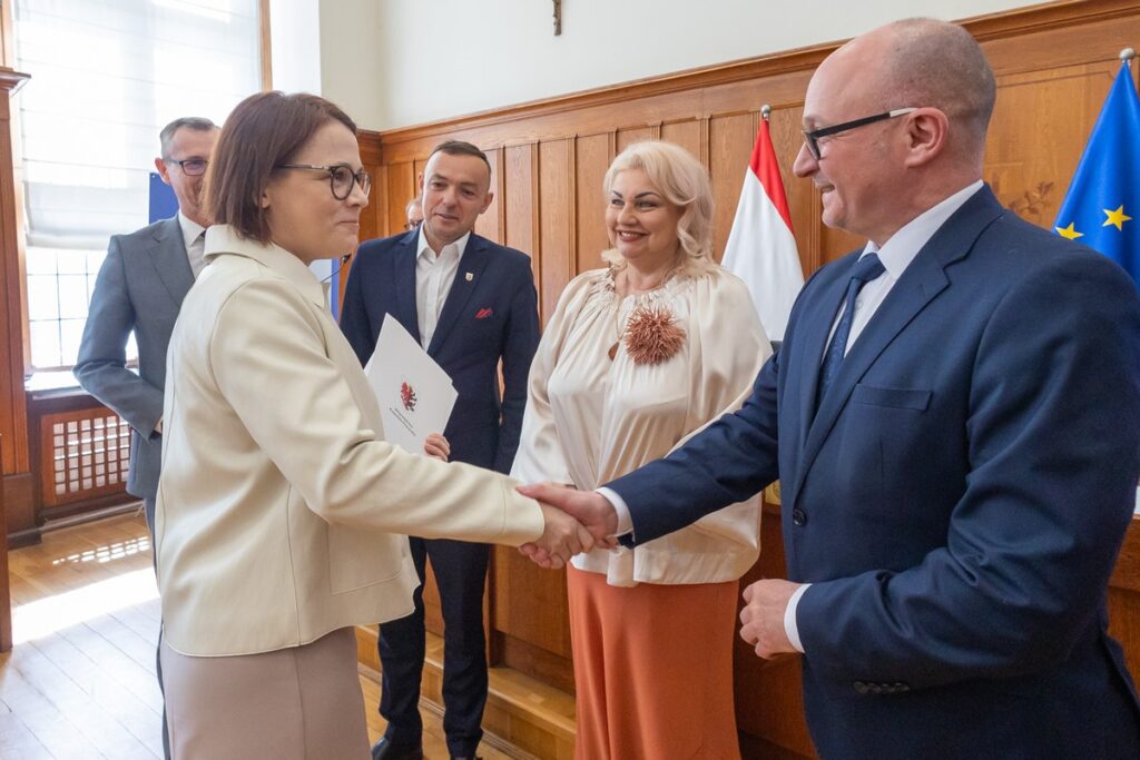 Ceremonia wręczenia umów FEdKP, 24 kwietnia 2026, fot. Mikołaj Kuras dla UMWKP