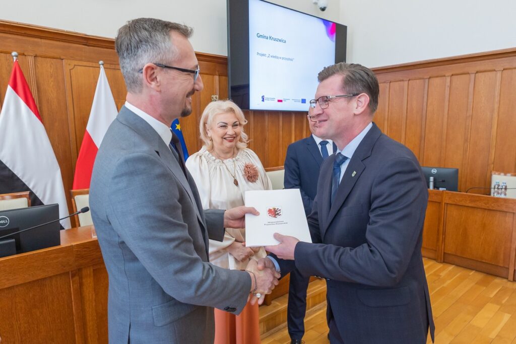 Ceremonia wręczenia umów FEdKP, 24 kwietnia 2026, fot. Mikołaj Kuras dla UMWKP