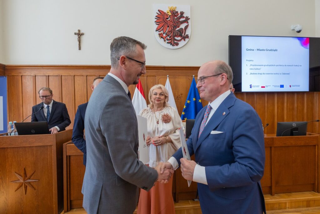 Ceremonia wręczenia umów FEdKP, 24 kwietnia 2026, fot. Mikołaj Kuras dla UMWKP