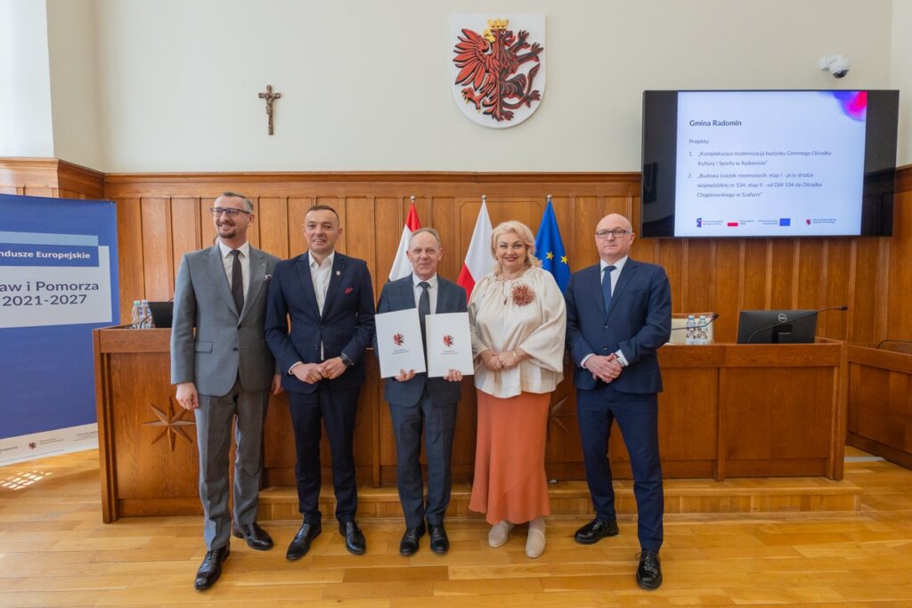 Ceremonia wręczenia umów FEdKP, 24 kwietnia 2026, fot. Mikołaj Kuras dla UMWKP