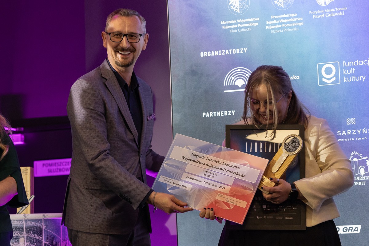 “Three” – Crime Debut of the Year Award. Photo: Mikołaj Kuras for UMWKP