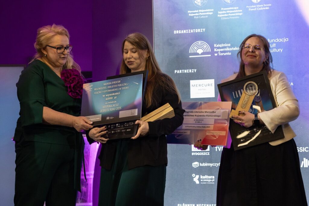 “Three” – Crime Debut of the Year Award. Photo: Mikołaj Kuras for UMWKP