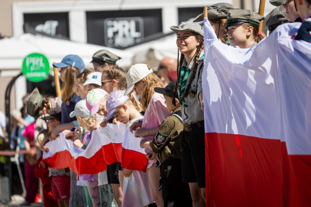 Wojewódzkie obchody Dnia Flagi, Bydgoszcz, fot. Tomasz Czachorowski/eventphoto dla UMWKP
