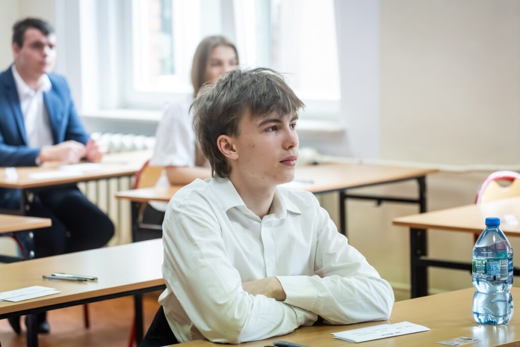 Matura exam at the 3rd High School in Bydgoszcz, photo by Tomasz Czachorowski/eventphoto.com.pl for UMWKP