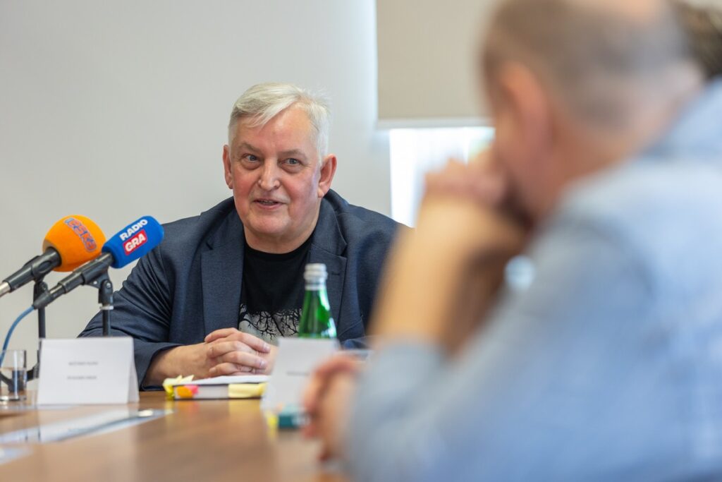 Konferencja prasowa ws. filmu dokumentalnego ,,Być jak Yerka”, fot. Mikołaj Kuras dla UMWKP