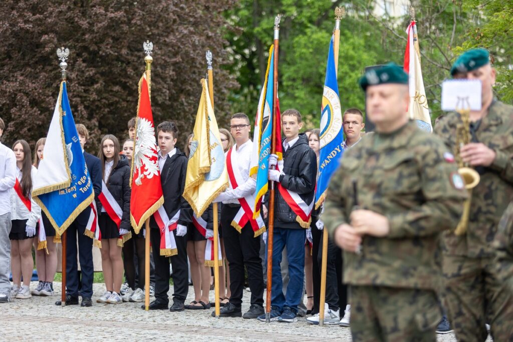 81. rocznica zakończenia II wojny światowej w Toruniu, fot. Mikołaj Kuras dla UMWKP