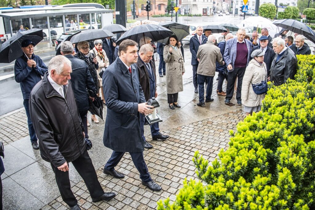 Toruńskie obchody 45. Rocznicy rejestracji NSZZ RI Solidarność, fot. Andrzej Goiński