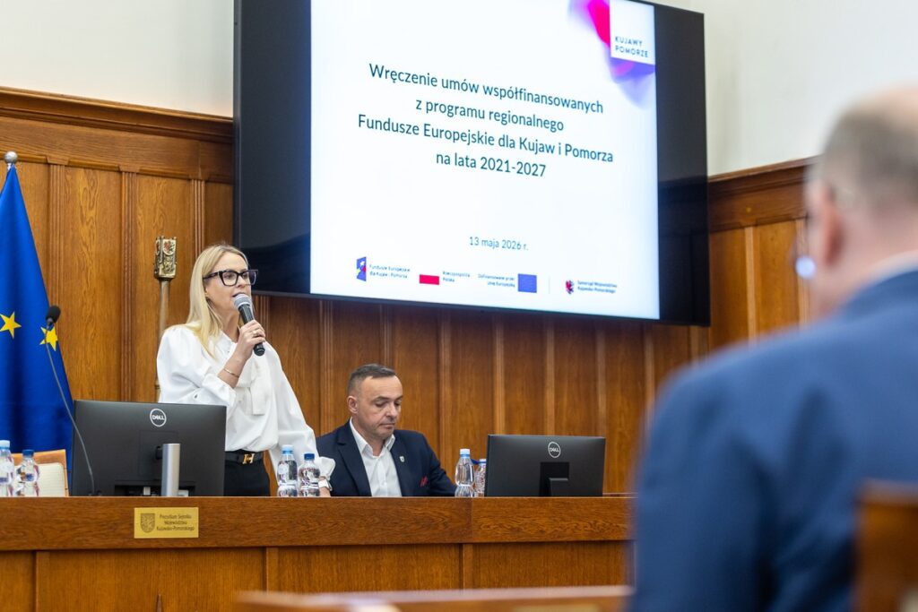 Presentation of FEdKP Agreements, May 13, 2026, photo by Szymon Zdziebło/tarantoga.pl for UMWKP
