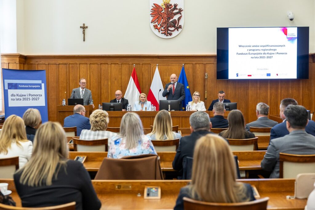 Presentation of FEdKP Agreements, May 13, 2026, photo by Szymon Zdziebło/tarantoga.pl for UMWKP