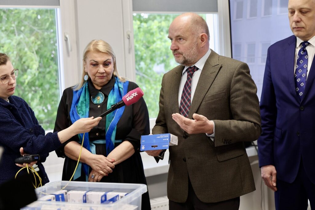 Visit to the Social Services Centre in Inowrocław, photo by Andrzej Goiński/UMWKP