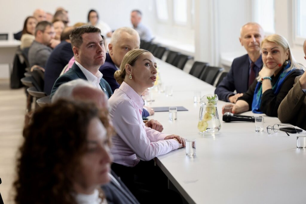 Visit to the Social Services Centre in Inowrocław, photo by Andrzej Goiński/UMWKP