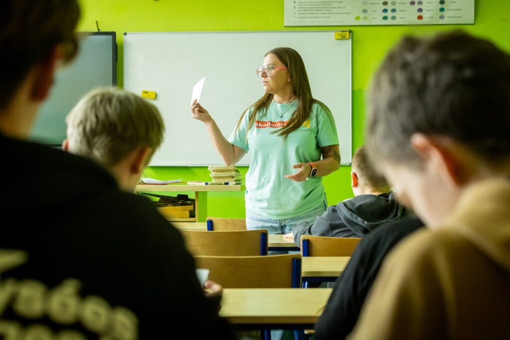 Classes held as part of the Key to Learning 3.0 project in Jeżewo, photo by Tomasz Czachorowski/eventphoto.com.pl for UMWKP
