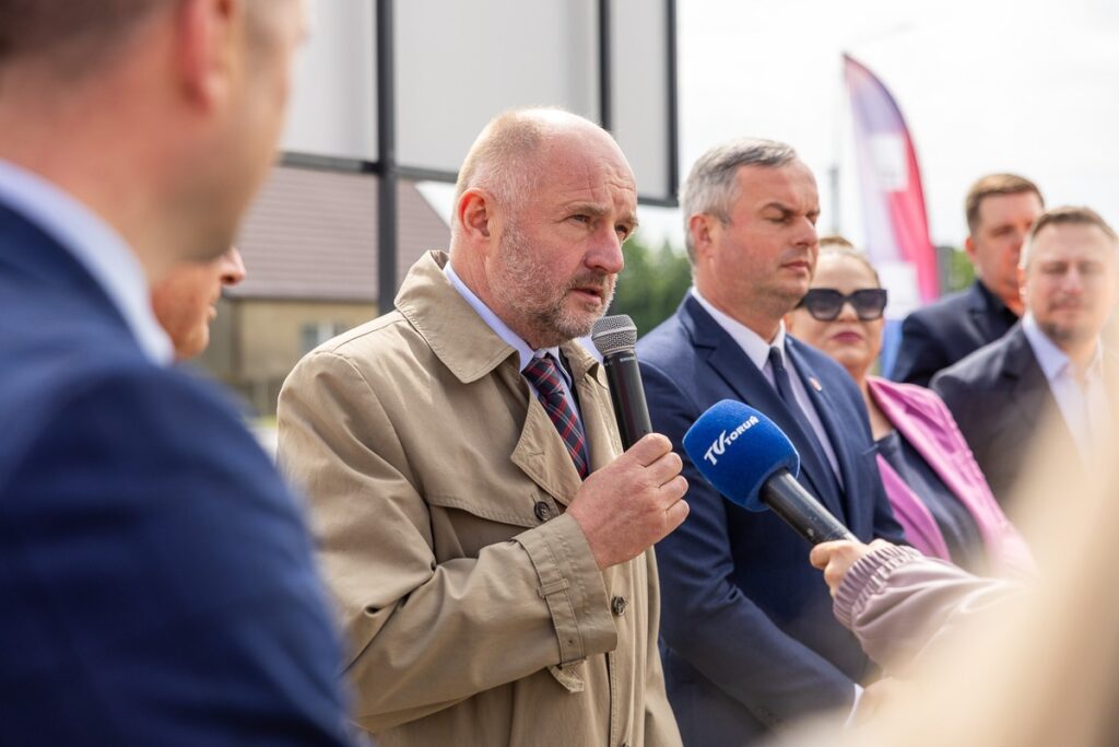 Opening of the Roundabout in Broniewice in Inowrocław County, photo by Szymon Zdziebło/tarantoga.pl for UMWKP