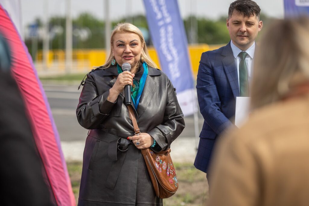Opening of the Roundabout in Broniewice in Inowrocław County, photo by Szymon Zdziebło/tarantoga.pl for UMWKP