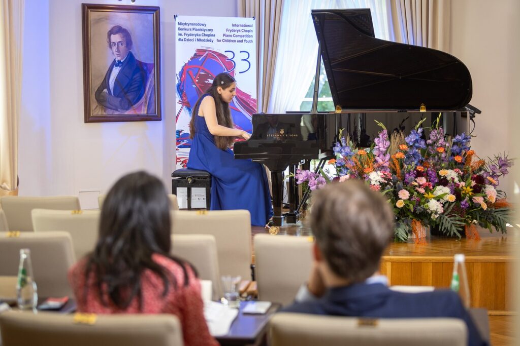Przesłuchania 33. Międzynarodowego Konkursu Pianistycznego im. Fryderyka Chopina dla Dzieci i Młodzieży w Szafarni. Fot. Szymon Zdziebło tarantoga.pl dla UMWKP