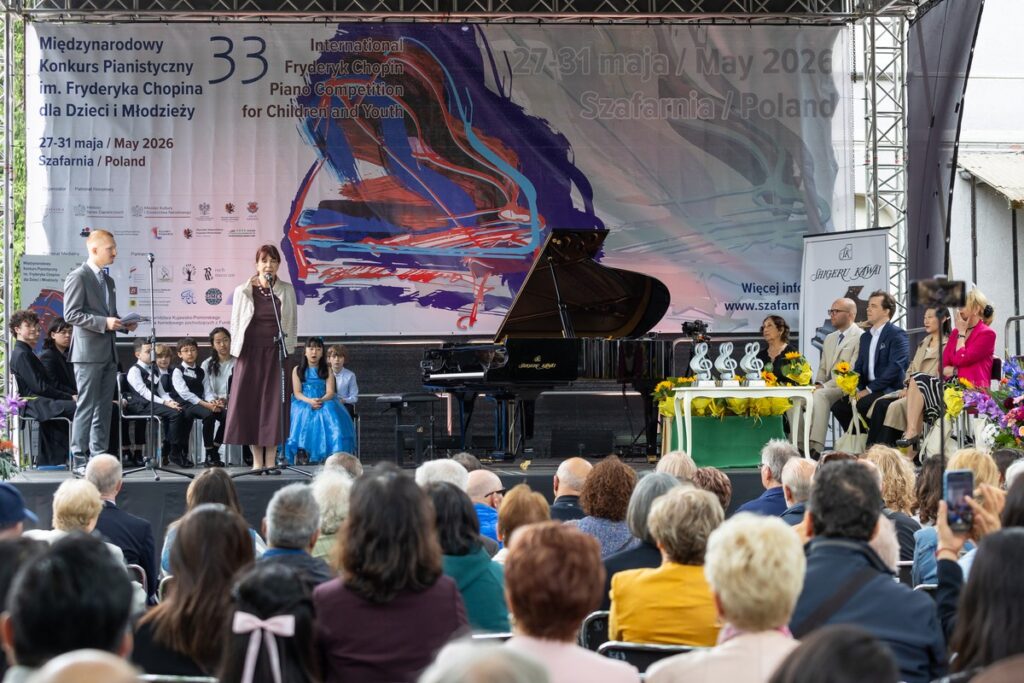 Koncert laureatów 33. Międzynarodowego Konkursu Pianistycznego im. Fryderyka Chopina dla Dzieci i Młodzieży w Szafarni. Fot. Mikołaj Kuras dla UMWKP
