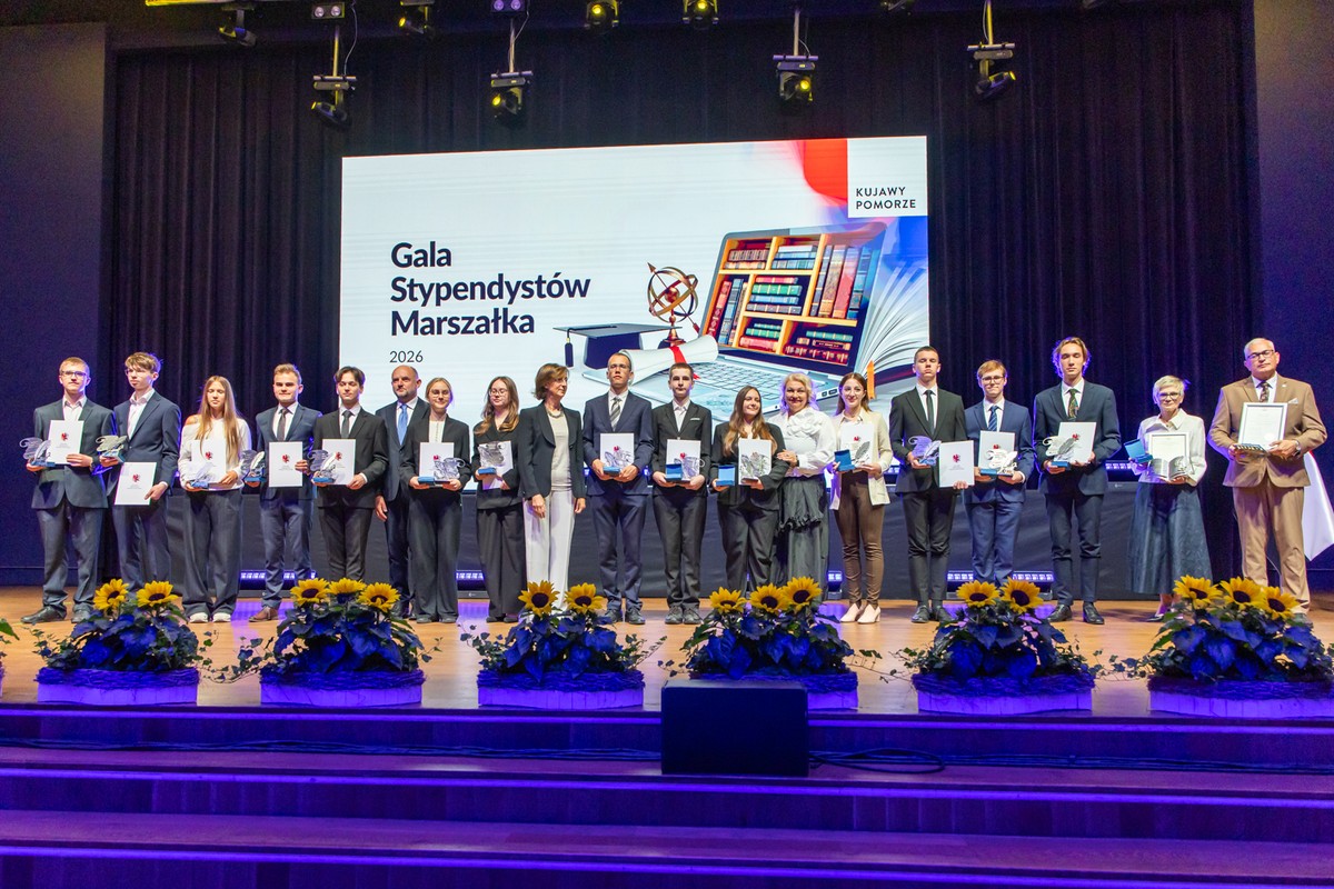 Gala stypendystów, fot. Andrzej Goiński/UMWKP
