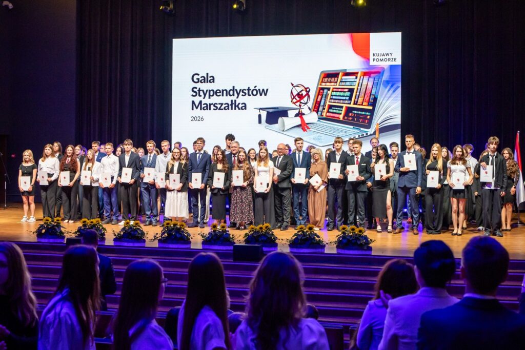 Gala stypendystów, fot. Andrzej Goiński/UMWKP