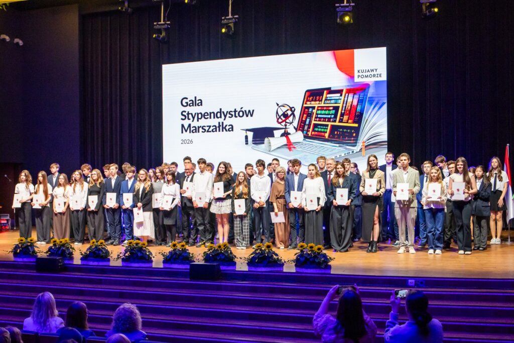 Gala stypendystów, fot. Andrzej Goiński/UMWKP