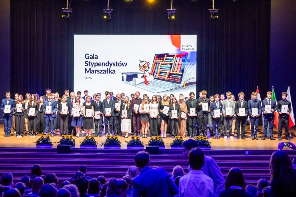 Gala stypendystów, fot. Andrzej Goiński/UMWKP