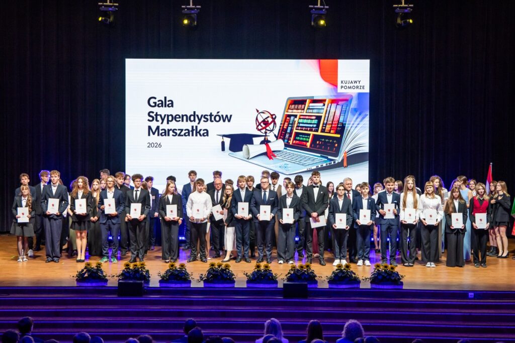 Gala stypendystów, fot. Andrzej Goiński/UMWKP