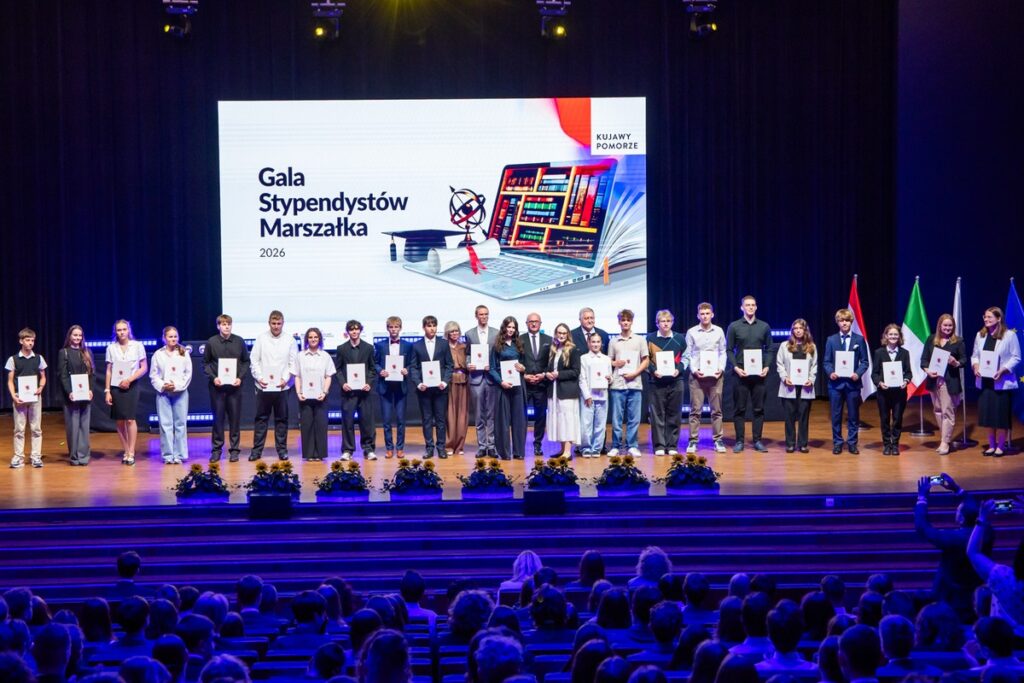 Gala stypendystów, fot. Andrzej Goiński/UMWKP