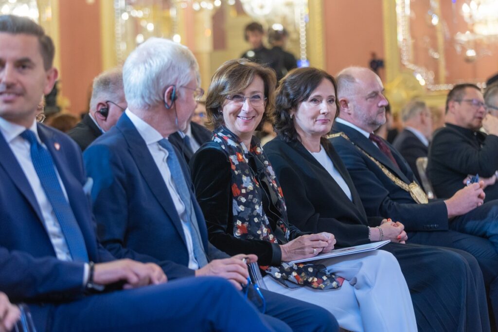 The ceremony of presenting Professor Marta Cartabia with the Nicolaus Copernicus Fides et Ratio Award, photo by Mikołaj Kuras for UMWKP