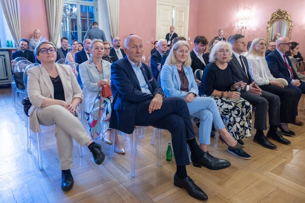 The ceremony of presenting Professor Marta Cartabia with the Nicolaus Copernicus Fides et Ratio Award, photo by Mikołaj Kuras for UMWKP