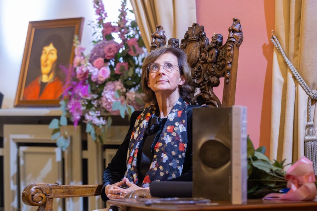 The ceremony of presenting Professor Marta Cartabia with the Nicolaus Copernicus Fides et Ratio Award, photo by Mikołaj Kuras for UMWKP