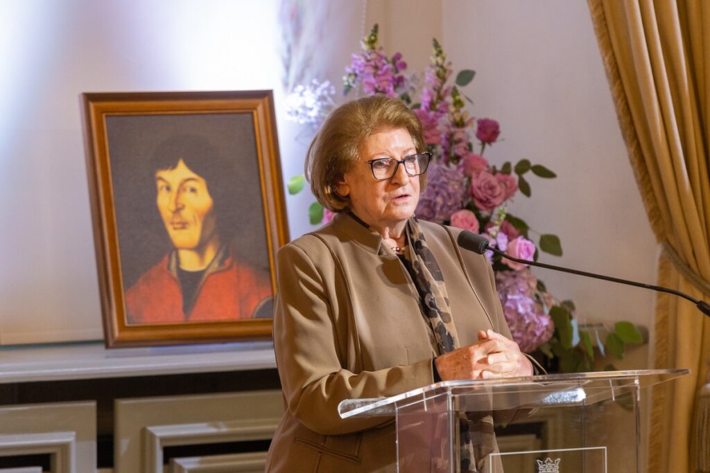 The ceremony of presenting Professor Marta Cartabia with the Nicolaus Copernicus Fides et Ratio Award, photo by Mikołaj Kuras for UMWKP