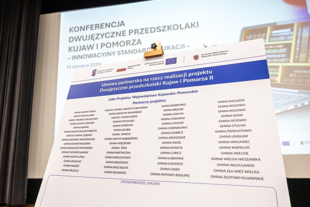 Konferencja „Dwujęzyczne przedszkolaki Kujaw i Pomorza II”, fot. Szymon Zdziebło/tarantoga.pl dla UMWKP