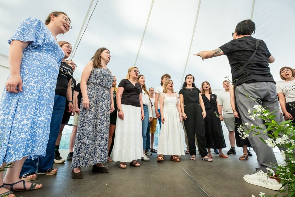 Koncert finałowy III Ogólnopolskiego Konkursu i Festiwalu Chóralnego ,,O Złotą Kulę Atlasa” w Pałacu Lubostroń, fot. Tomasz Czachorowski, eventphoto.com.pl dla UMWKP