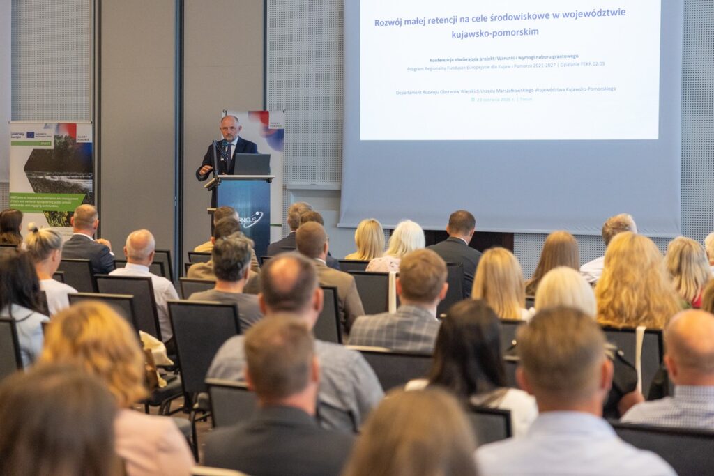 Konferencja ws. rozwoju małej retencji, fot. Mikołaj Kuras dla UMWKP