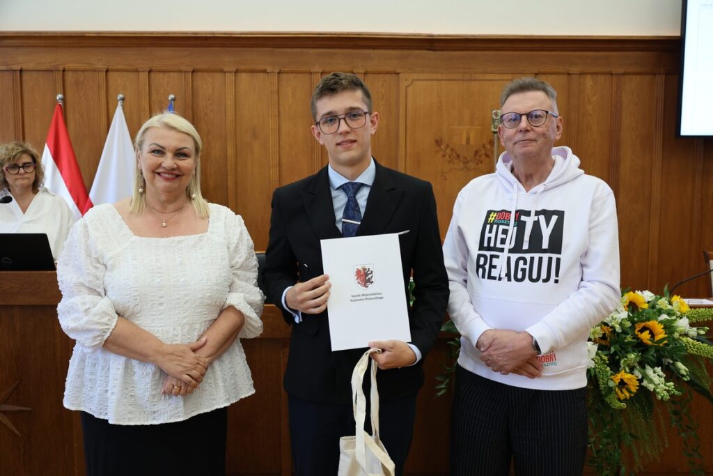 Inauguracyjna sesja Młodzieżowego Sejmiku Województwa III kadencji, fot. Mikołaj Kuras dla UMWKP