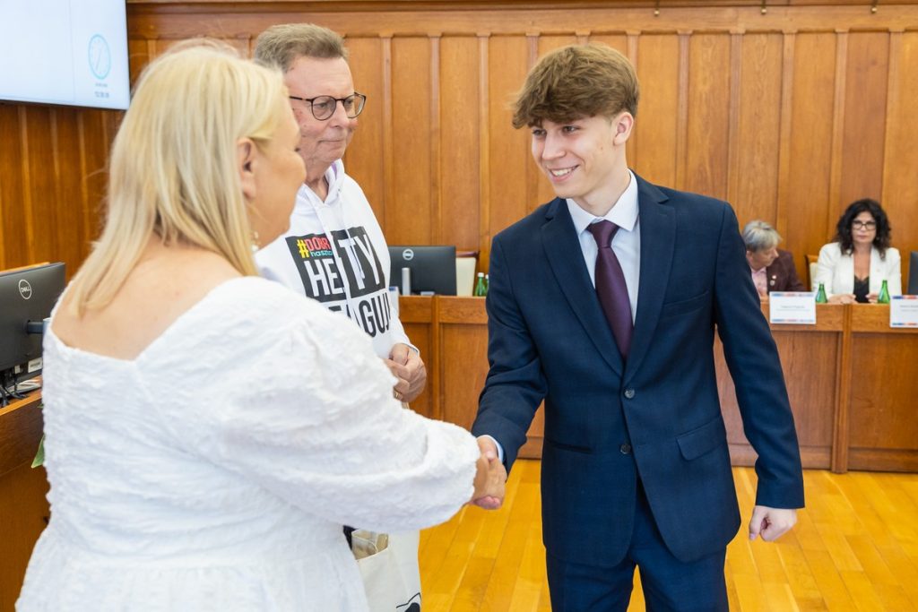 Inaugural session of the Youth Regional Parliament of the Kujawsko-Pomorskie Region (3rd term), photo by Mikołaj Kuras for UMWKP