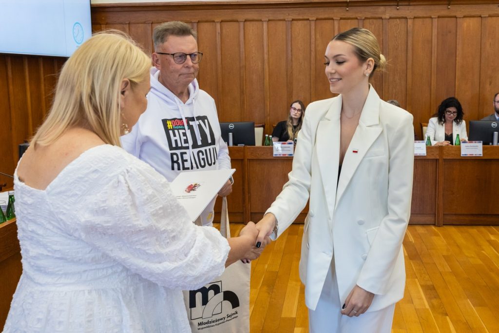 Inaugural session of the Youth Regional Parliament of the Kujawsko-Pomorskie Region (3rd term), photo by Mikołaj Kuras for UMWKP