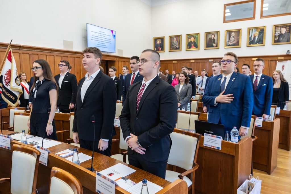 Inaugural session of the Youth Regional Parliament of the Kujawsko-Pomorskie Region (3rd term), photo by Mikołaj Kuras for UMWKP