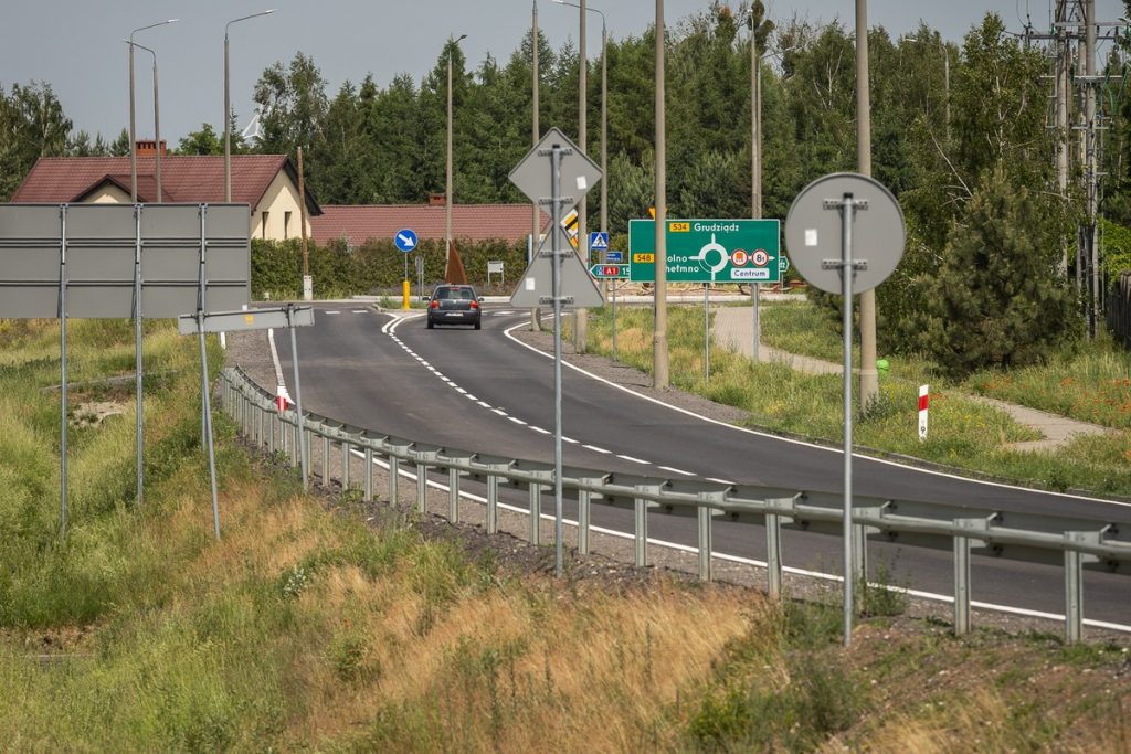 Obwodnica Wąbrzeźna, fot. Szymon Zdziebło/tarantoga.pl dla UMWKP