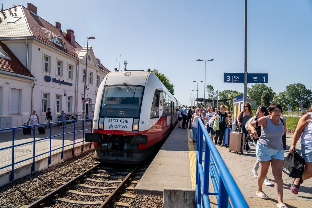 The inaugural run of the Latarnik train, photo by Jarosław Bytner/Arriva