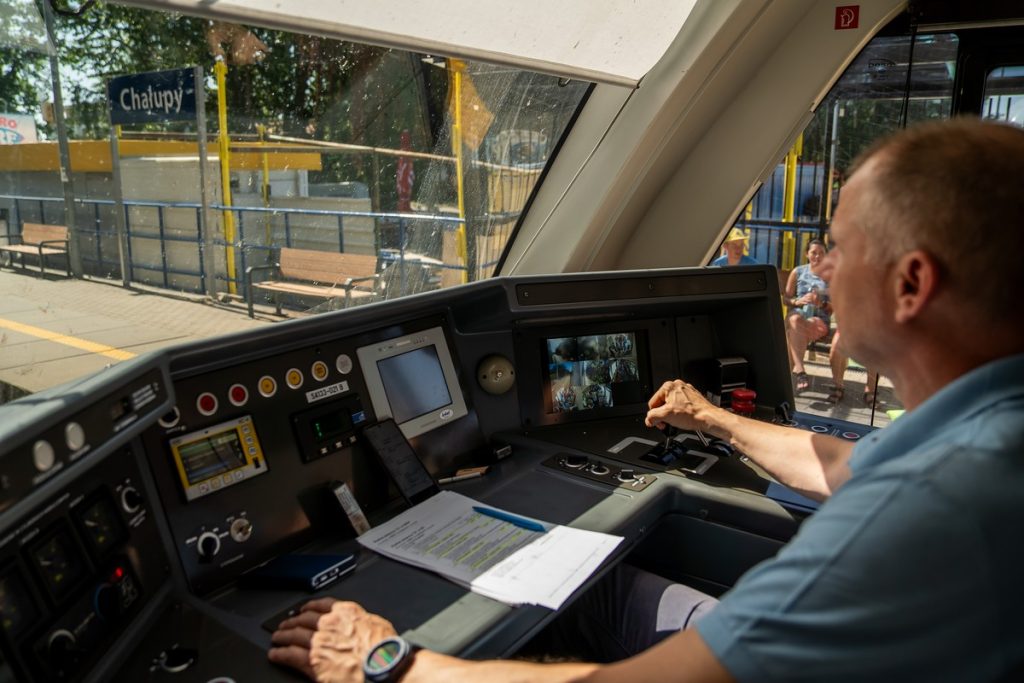 The inaugural run of the Latarnik train, photo by Jarosław Bytner/Arriva