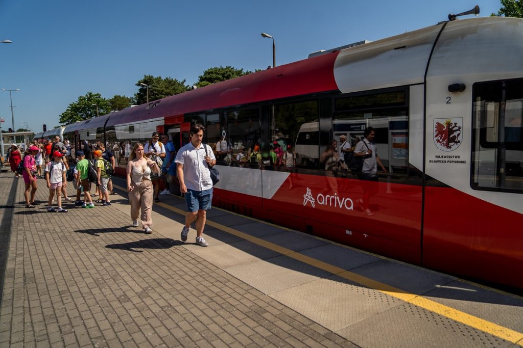 The inaugural run of the Latarnik train, photo by Jarosław Bytner/Arriva