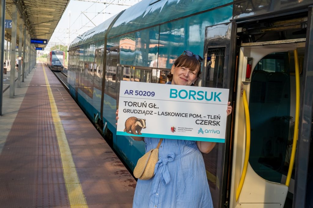 The inaugural run of the Borsuk train, photo by Latarnik, photo by Jarosław Bytner/Arriva