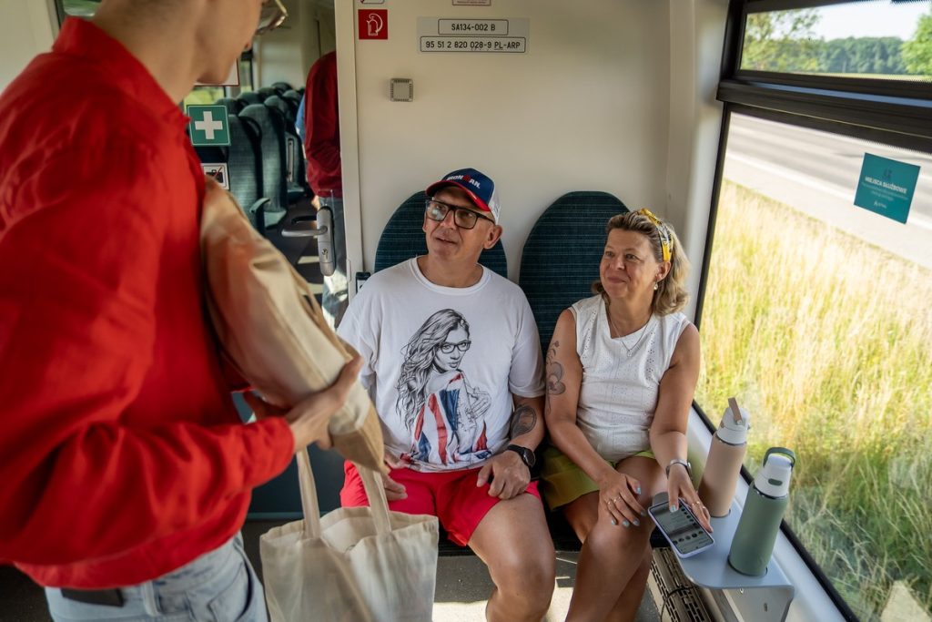 The inaugural run of the Borsuk train, photo by Latarnik, photo by Jarosław Bytner/Arriva
