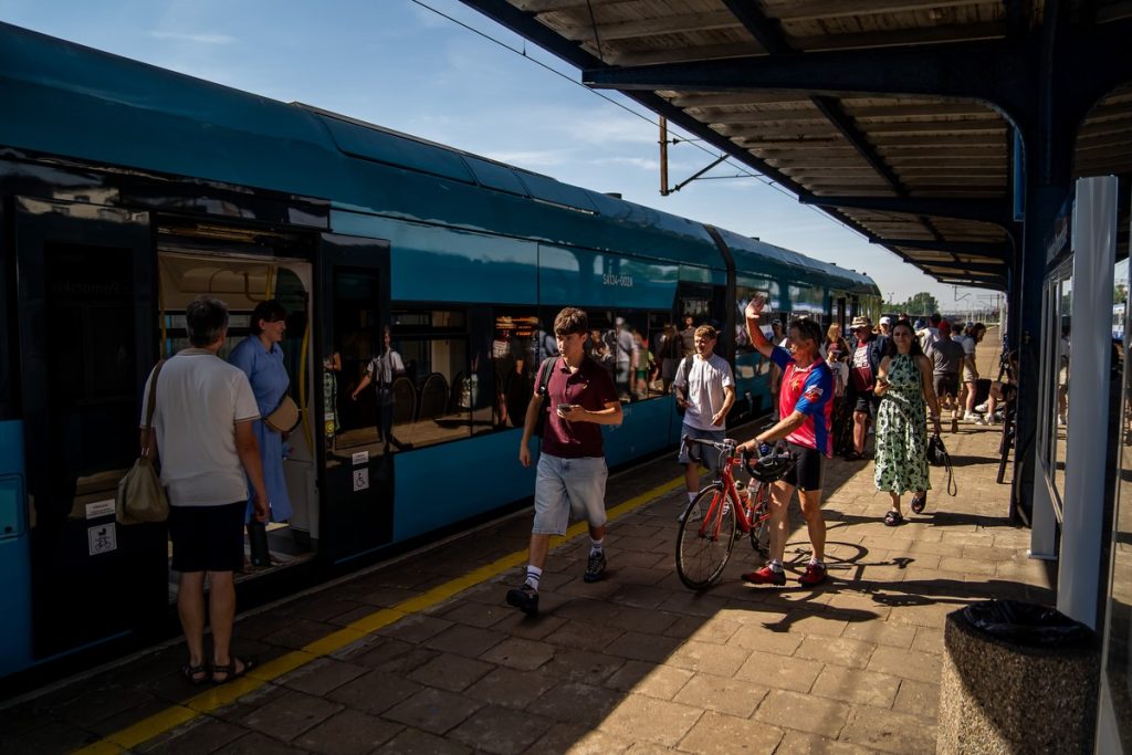 The inaugural run of the Borsuk train, photo by Latarnik, photo by Jarosław Bytner/Arriva