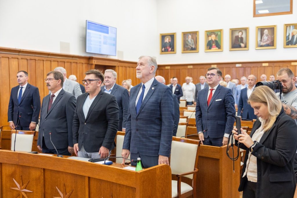 Nadzwyczajna sesja sejmiku województwa na temat sytuacji w WSZ, fot. Mikołaj Kuras dla UMWKP