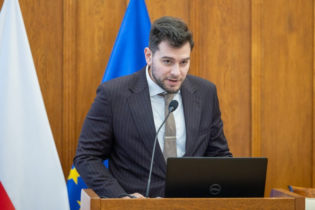 Nadzwyczajna sesja sejmiku województwa na temat sytuacji w WSZ, fot. Mikołaj Kuras dla UMWKP