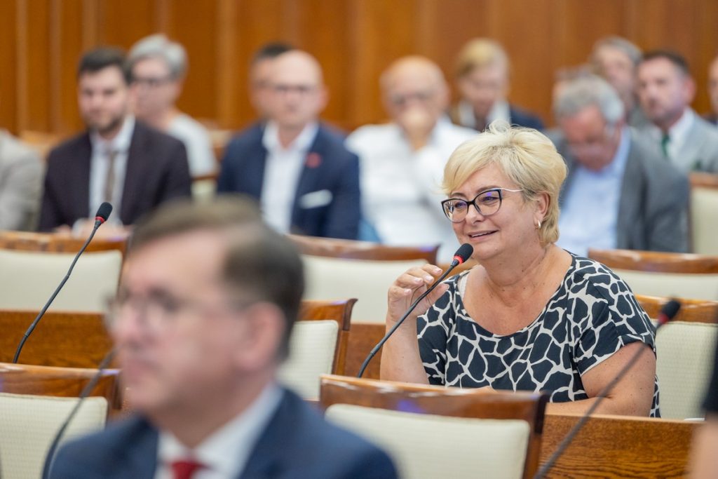 Nadzwyczajna sesja sejmiku województwa na temat sytuacji w WSZ, fot. Mikołaj Kuras dla UMWKP