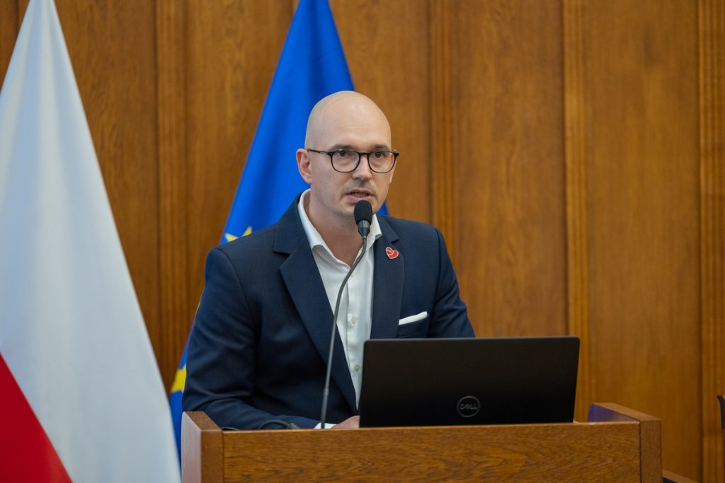 Nadzwyczajna sesja sejmiku województwa na temat sytuacji w WSZ, fot. Mikołaj Kuras dla UMWKP